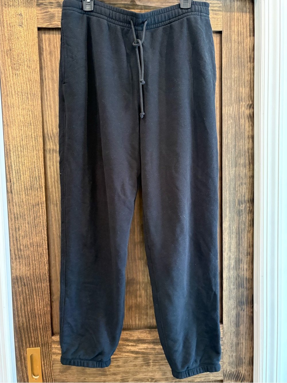 YPB Abercrombie Black Drawstring Sweatpants